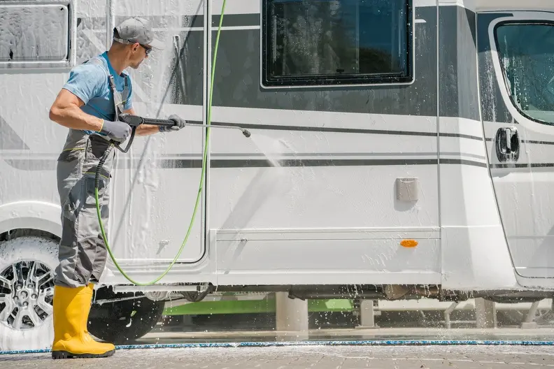 How To Power Wash A Deck Charlestown IN